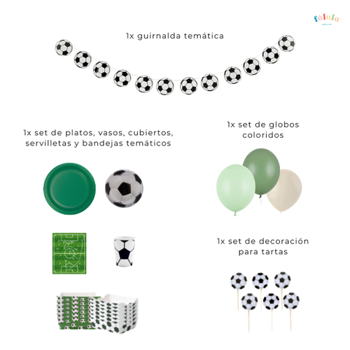 Kit de Decoración para Fiesta - Día De Partido