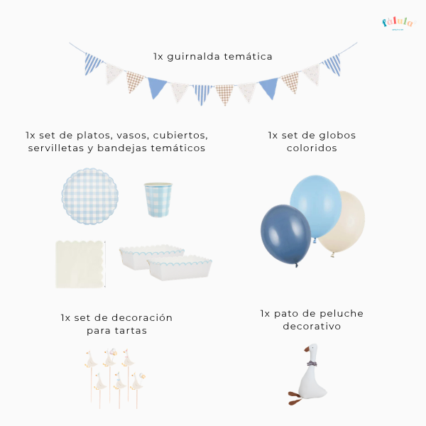 Kit de Decoración para Fiesta - Silly Goose
