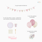 fiesta en pastel - rosa vichy