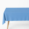 mantel de papel impermeable azul pastel
