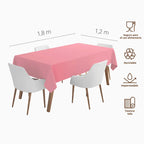 mantel de papel impermeable rosa pastel
